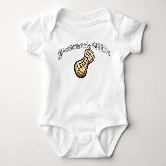 Grandma's Little Peanut Baby Bodysuit (Front)