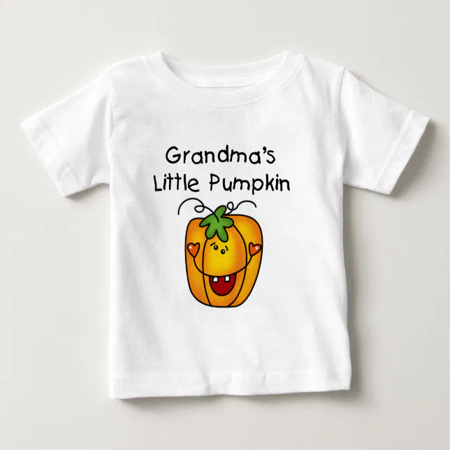 Grandma's Little Pumpkin T Shirts And Gifts | Zazzle