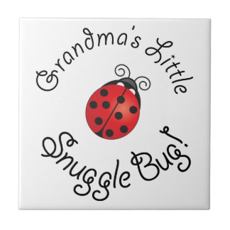 Grandma's Little Snuggle Bug! Ceramic Tile