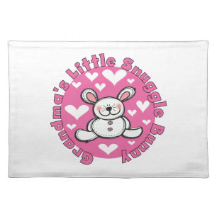 Grandma's Little Snuggle Bunny Cloth Placemat