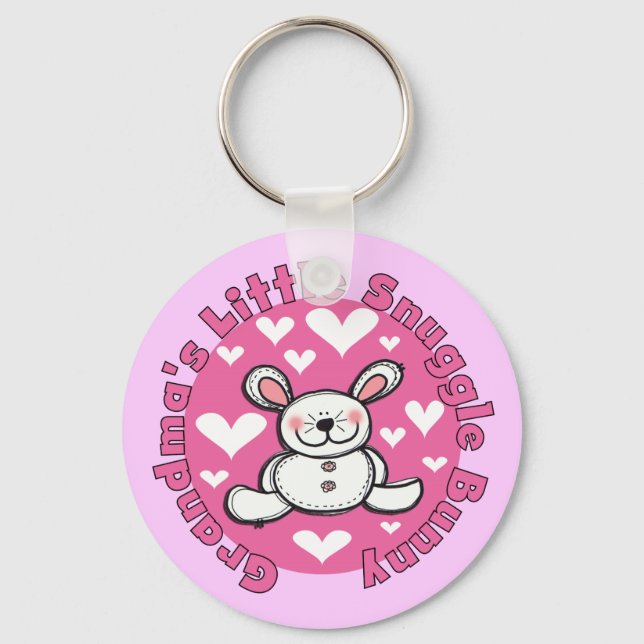 Grandma's Little Snuggle Bunny Keychain (Front)
