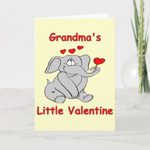 Grandmas Little Valentine Holiday Card