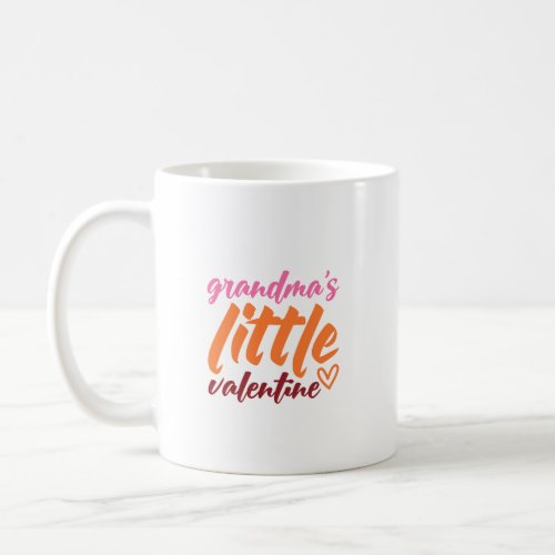 Grandmas Little Valentine Valentines Day T_shirt Coffee Mug