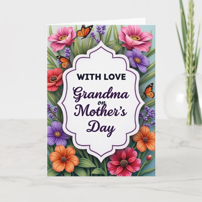 Grandmas Love Mothers Day Card (Front)