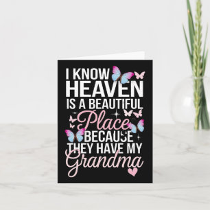Grandma's My Guardian Angel In Heaven Memorial Day Card