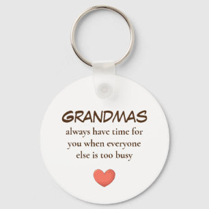 Grandmas Not to Busy  keychains