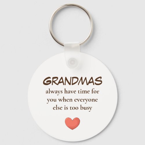 Grandmas Not to Busy  keychains