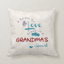 Grandma's Quote Throw Pillow