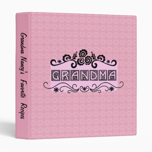 Grandmas Recipes Binder