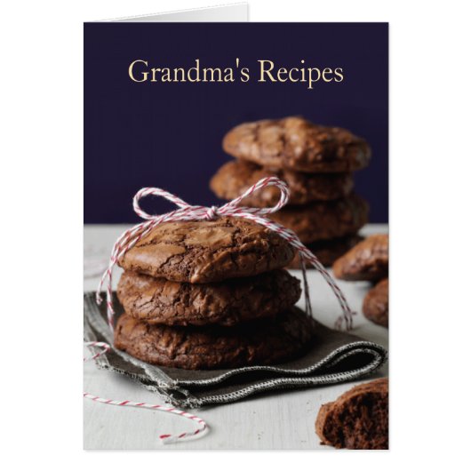 Grandma's Recipes Cards (Front)