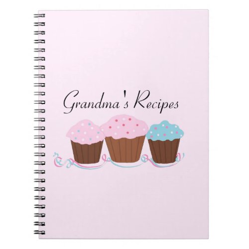 Grandmas Recipes _ Frosted Cupcakes Notebook