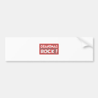 Grandmas Rock! Bumper Sticker
