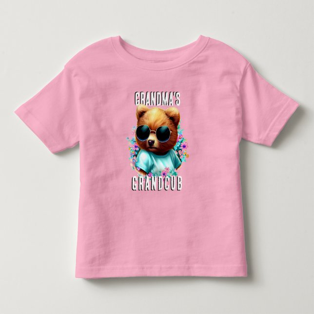 Grandmas  Sassy Grandcub Toddler T-shirt (Front)