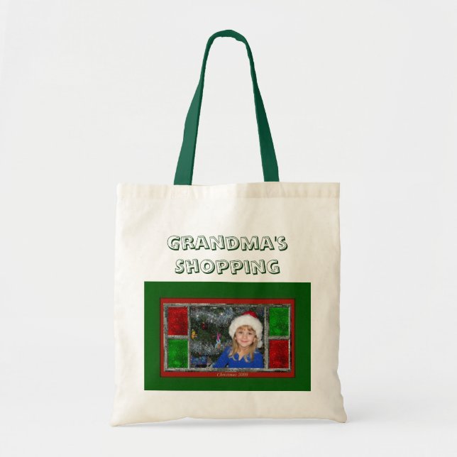 Grandma's Shopping Tote Bag (Front)