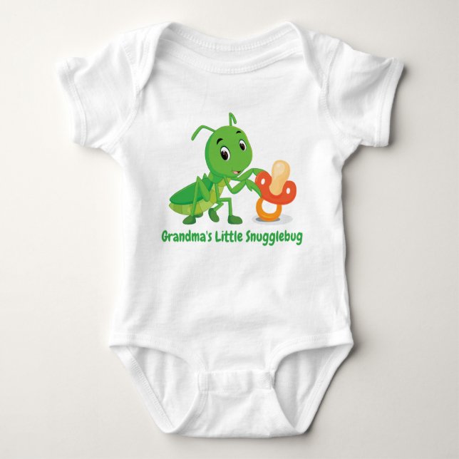 Grandma's Snuggle Bug Baby Bodysuit (Front)