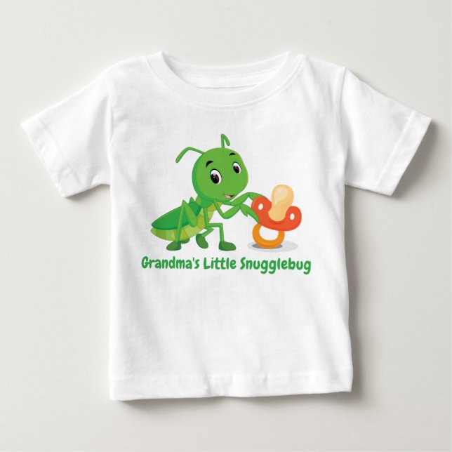 Grandma's Snuggle Bug Baby T-Shirt (Front)