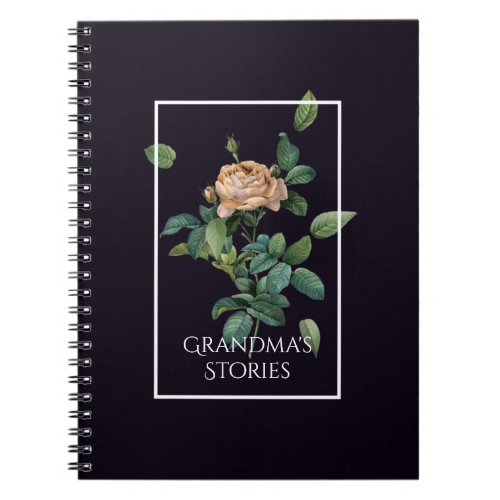 Grandmas Stories Family History Notebook