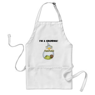 Grandma's Sunshine-African American Boy Adult Apron