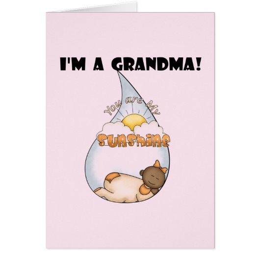 Grandma's Sunshine-African American Girl (Front)