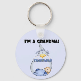 Grandma's Sunshine-Boy T-shirts and Gifts Keychain