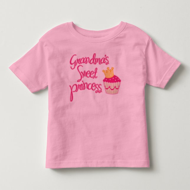 Grandma's Sweet Princess Toddler T-shirt (Front)
