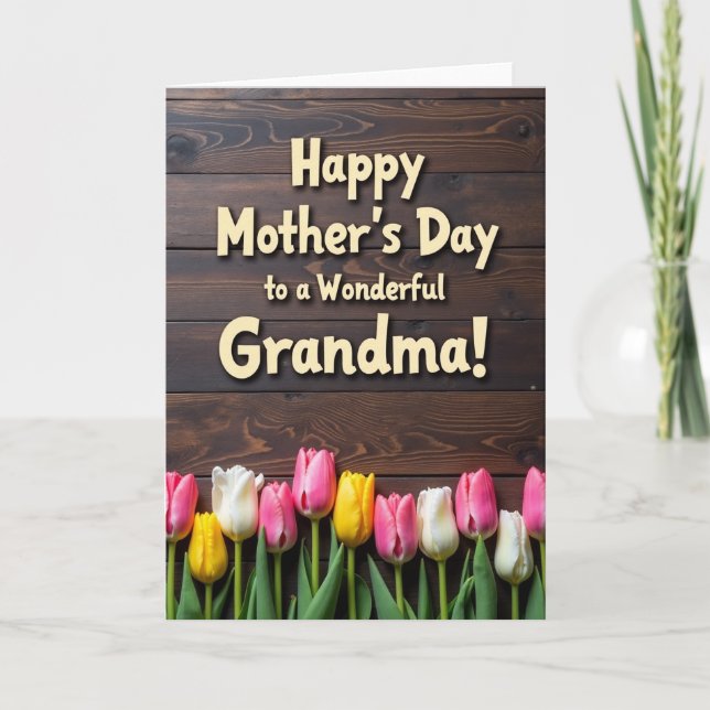 Grandmas Sweet Springtime Day Card (Front)