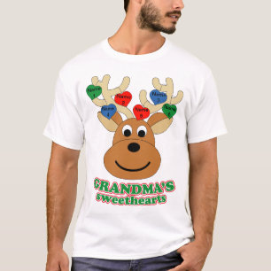 Grandma's Sweethearts Add your Grandkids names T-Shirt