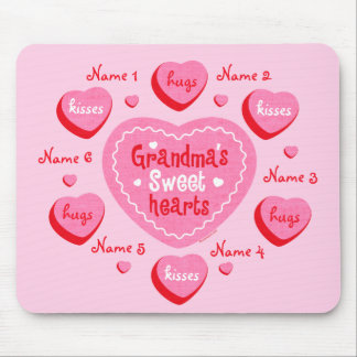 Grandma's Sweethearts Personalized Mousepad