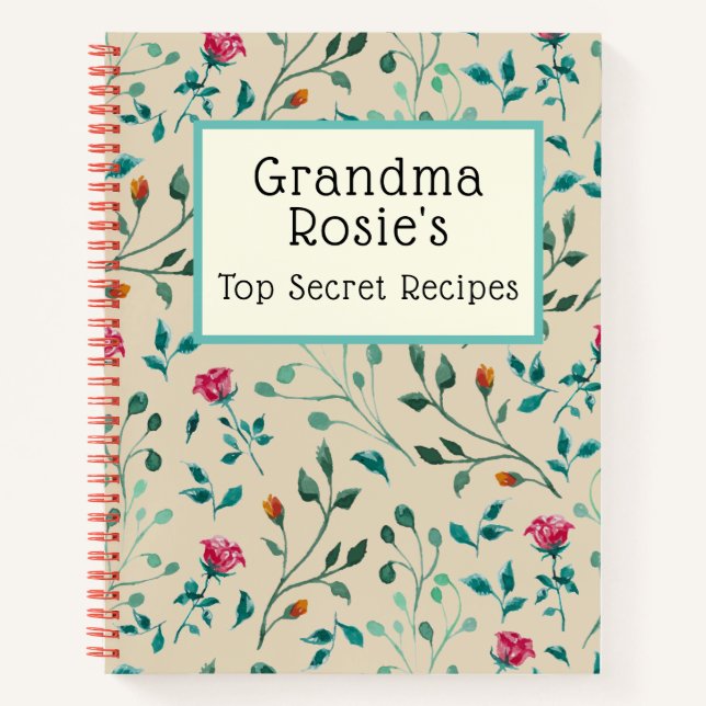 Grandma's Top Secret Recipes Journal (Front)