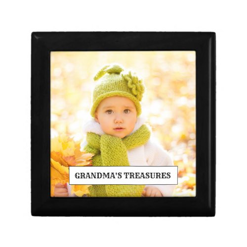 Grandmas Treasures Grandchild Photo Gift Box