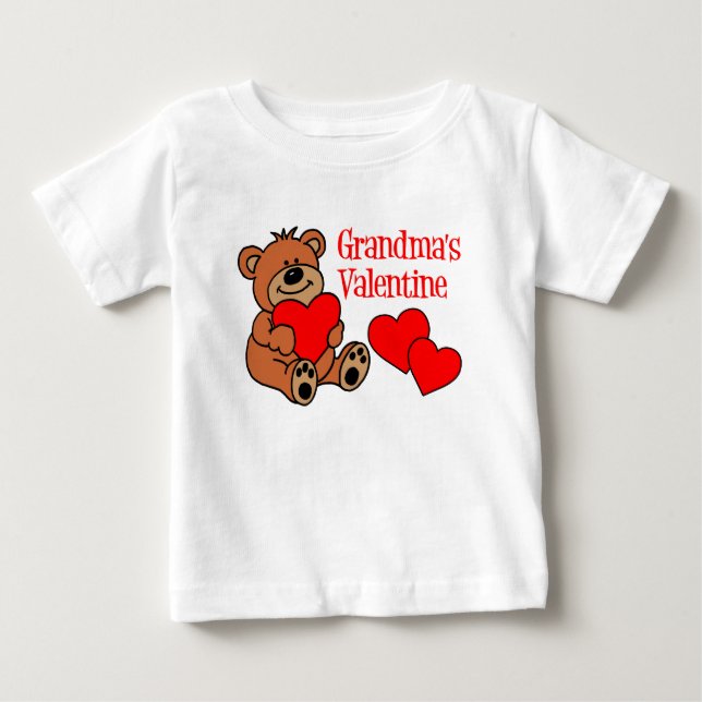 Grandma's Valentine Baby T-Shirt (Front)