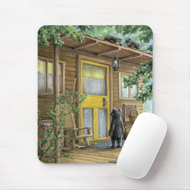 Grandma's Visitors Mouse Pad (With Mouse)
