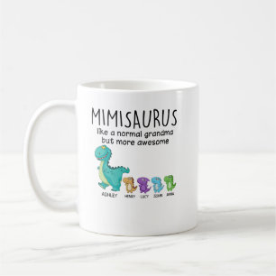 Grandmasaurus And Kids Personalized Shirt Coffee Mug