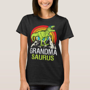 Grandmasaurus Dinosaur T Rex Grandma Saurus Funny T-Shirt