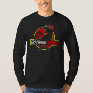 Grandmasaurus Grandma Saurus Rex Dinosaur Family M T-Shirt