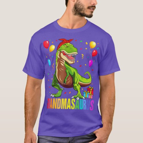 Grandmasaurus  Rex Dinosaur Grandma Saurus Family  T_Shirt