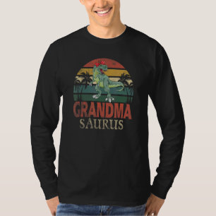 Grandmasaurus Rex Dinosaur  Grandma Saurus Family T-Shirt
