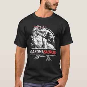 Grandmasaurus T rex Dinosaur Grandma Saurus Family T-Shirt