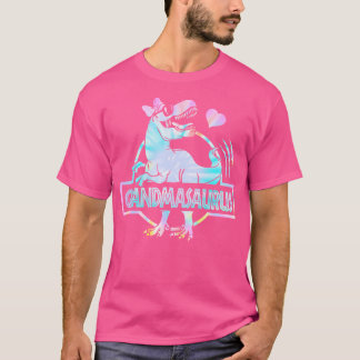 Grandmasaurus T Rex Dinosaur Grandma Saurus Family T-Shirt