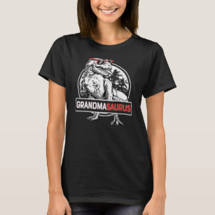 Grandmasaurus T Rex Dinosaur Grandma Saurus T-Shirt