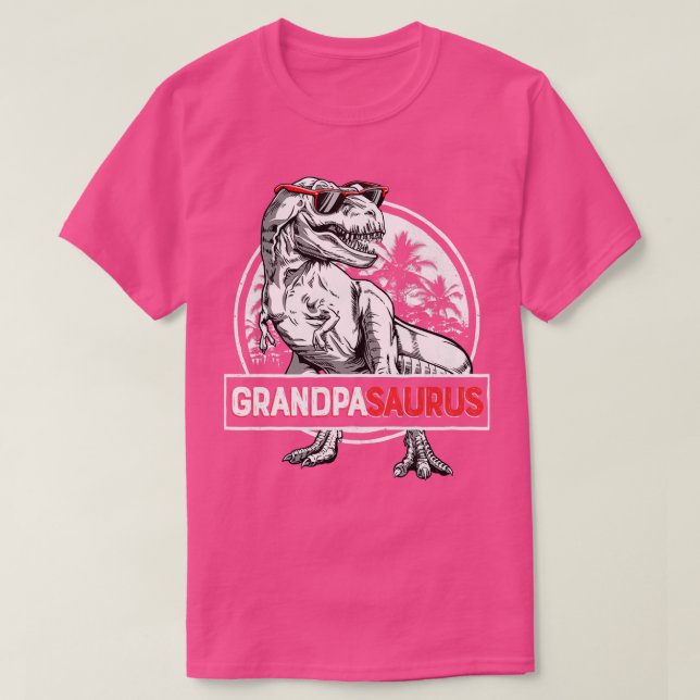 Grandmasaurus T rex Grandma Saurus Dinosaur Grandm T-Shirt (Design Front)