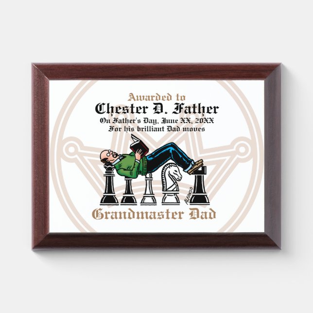 Grandmaster Father’s Day Award Plaque (Horizontal)