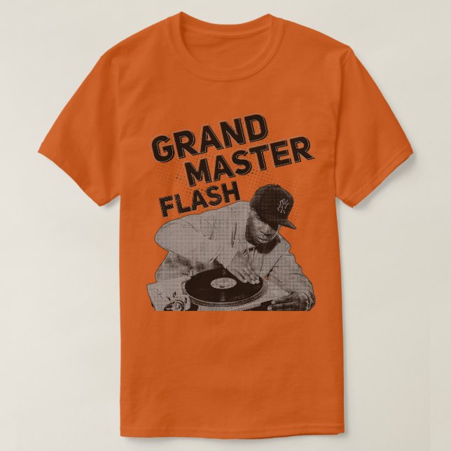 Grandmaster Flash ilustrations T-Shirt (Design Front)