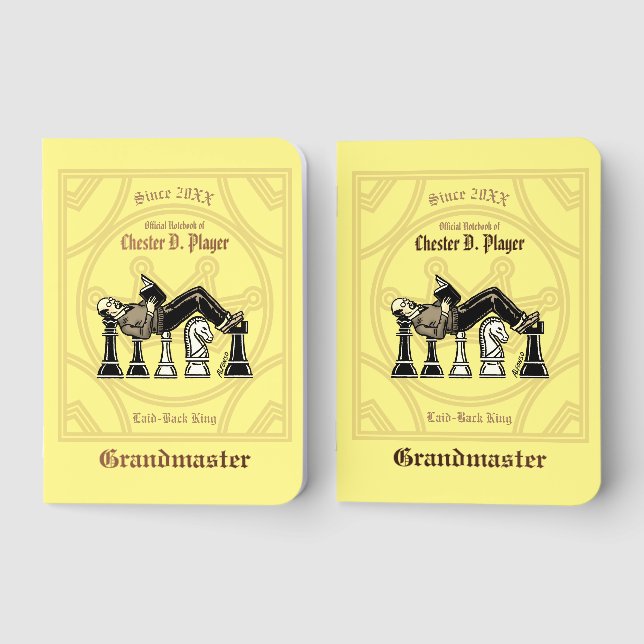 Grandmaster Foil Pocket Notebook Set (Front)