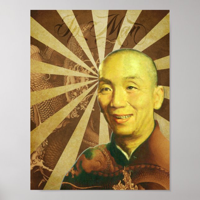 Grandmaster "Ip Man" Wing Chun - Kung Fu Poster (Front)