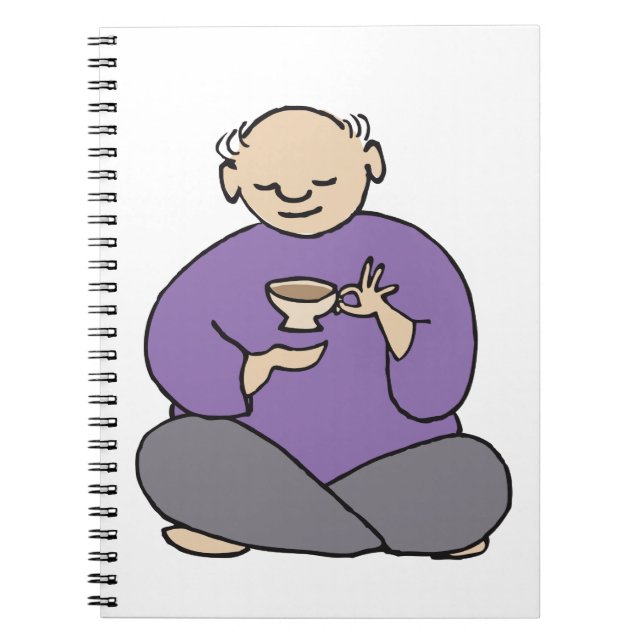 Grandmaster of the Tea Kettle Fred Notebook (Front)