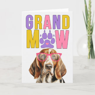 GrandMAW Basset Hound GrandDOG Grandparents Day Holiday Card