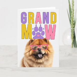 GrandMAW Chow Chow Dog GrandDOG Grandparents Day Holiday Card