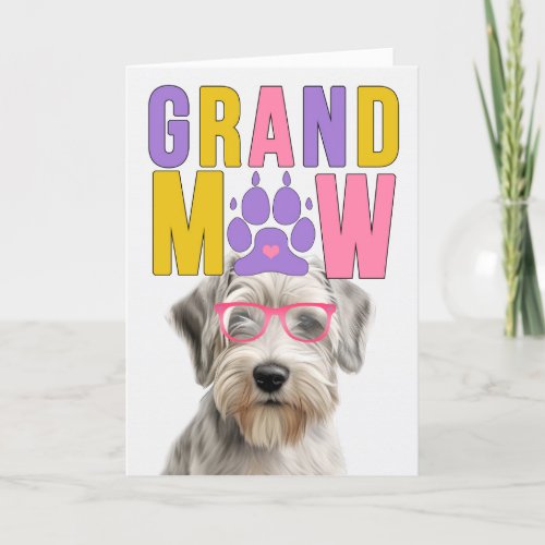 GrandMAW Sealyham Terrier Funny Grandparents Day Holiday Card