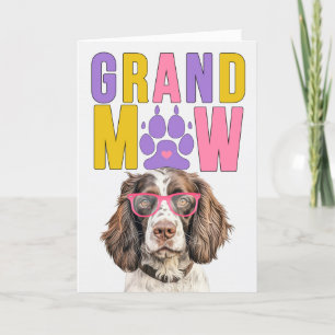 GrandMAW Springer GrandDOG Grandparents Day Holiday Card